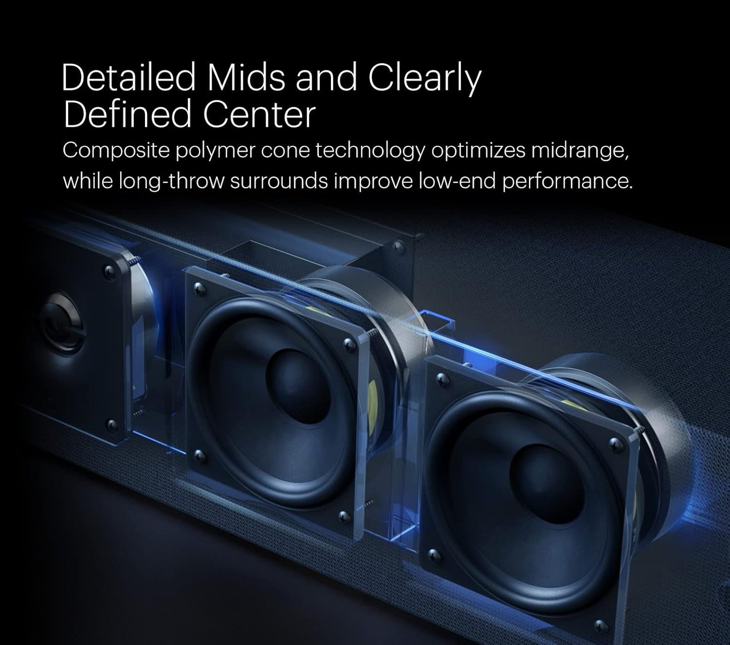 Definitive Technology Dymension DM20 Slim Center Channel Speaker - electronicsexpo.com - Center Channel Speaker
