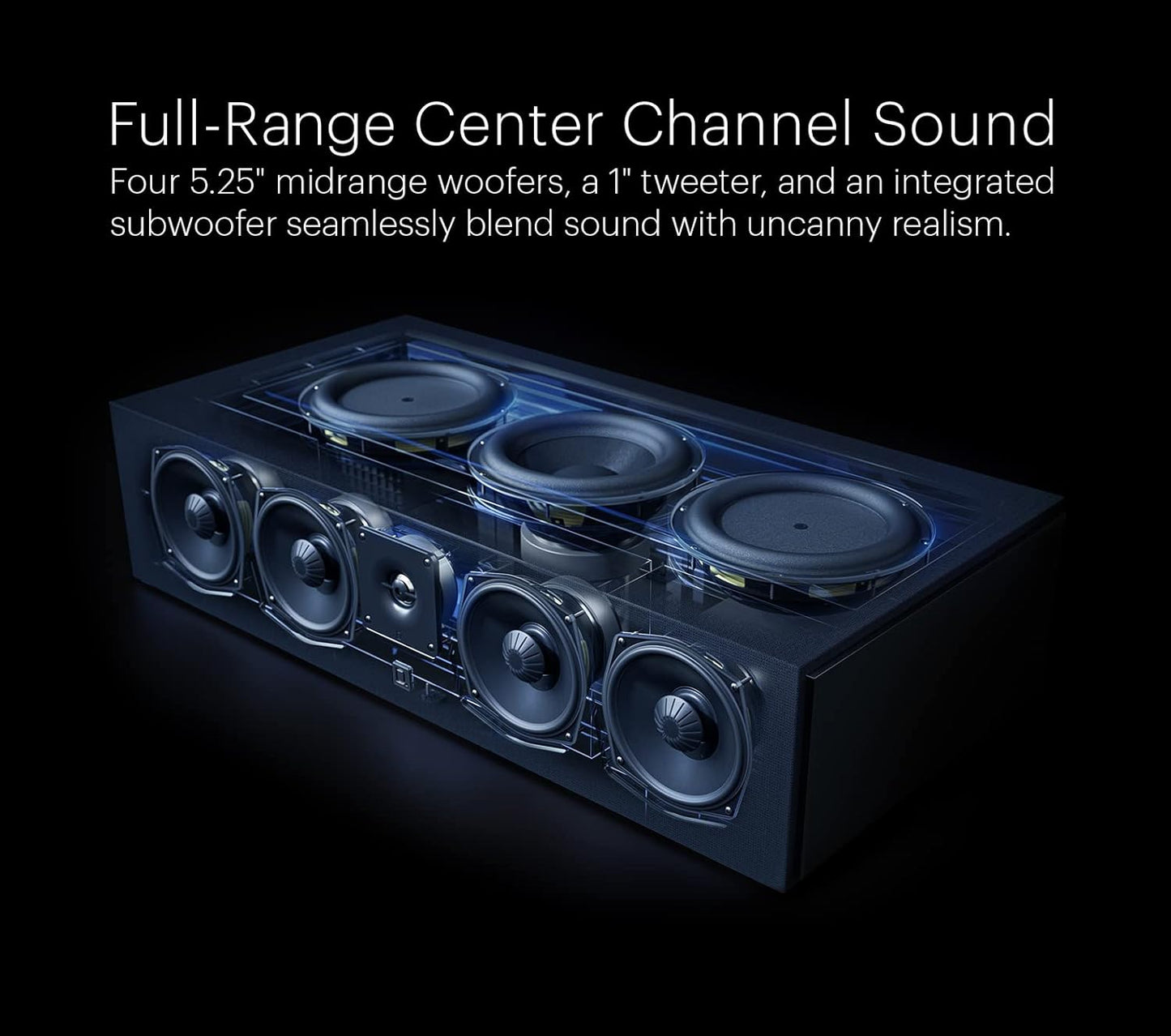 Definitive Technology Dymension DM30 Center Channel Speaker with Built - In 8" Powered Subwoofer (Open Box) - electronicsexpo.com - Center Channel Speaker
