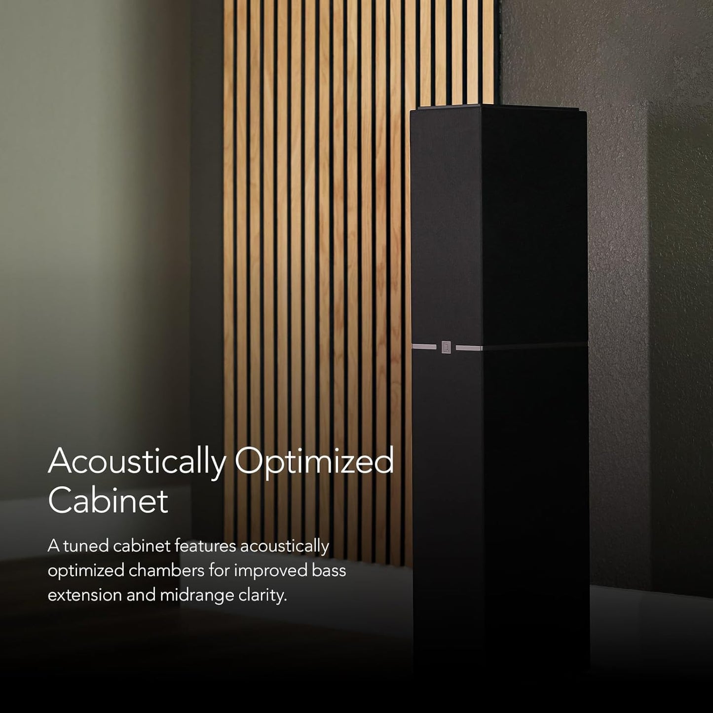 Definitive Technology Dymension DM40 Slim Tower Speakers, Adjustable Bipolar Arrays, (4) 4.5" Midrange Woofers, & Tweeter (Bundle) - electronicsexpo.com - Floor Standing Speakers