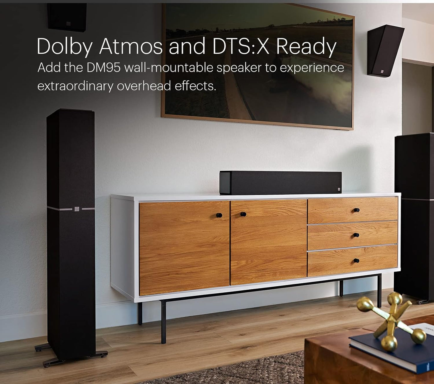 Definitive Technology Dymension DM60 Bipolar Floor - Standing Speaker with Built - in 8" Powered Subwoofer (Certified Refurbished) - electronicsexpo.com - Floor Standing Speakers