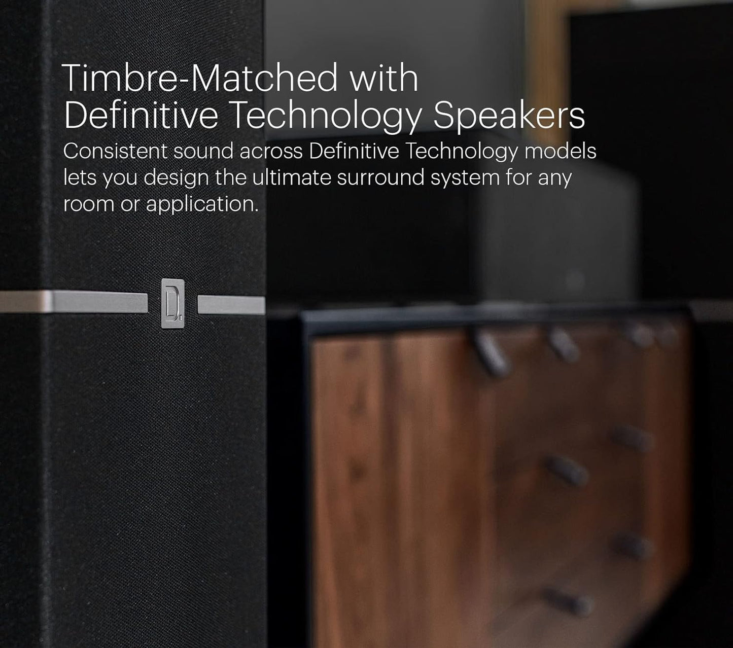 Definitive Technology Dymension DM60 Bipolar Floor - Standing Speaker with Built - in 8" Powered Subwoofer (Certified Refurbished) - electronicsexpo.com - Floor Standing Speakers