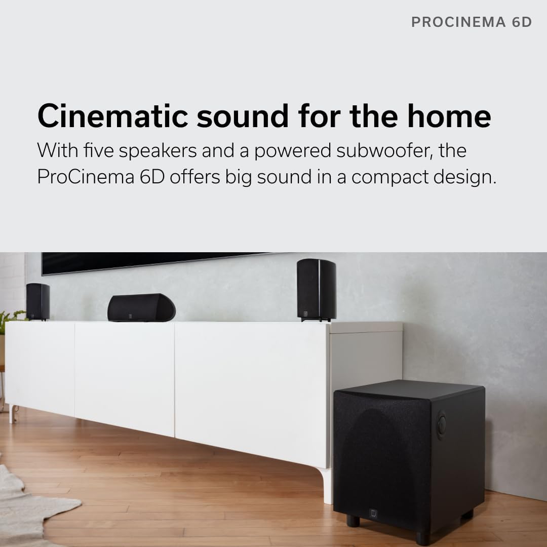 Definitive Technology ProCinema 6D 5.1 Channel Home Theater System with Denon AVR - S570BT AV Receiver Bundle - electronicsexpo.com - Home Theater Systems & Packages