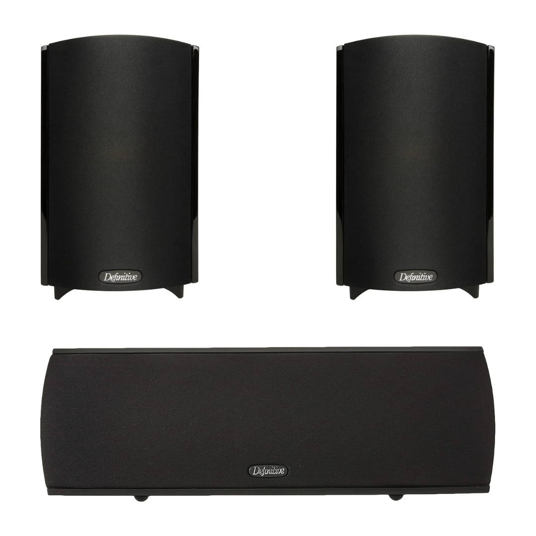 Definitive Technology ProCinema 800 3.0 Two ProMonitor 800 Satellite Speakers + ProCenter 1000 Center Channel (Bundle) - electronicsexpo.com - Home Theater Systems & Packages