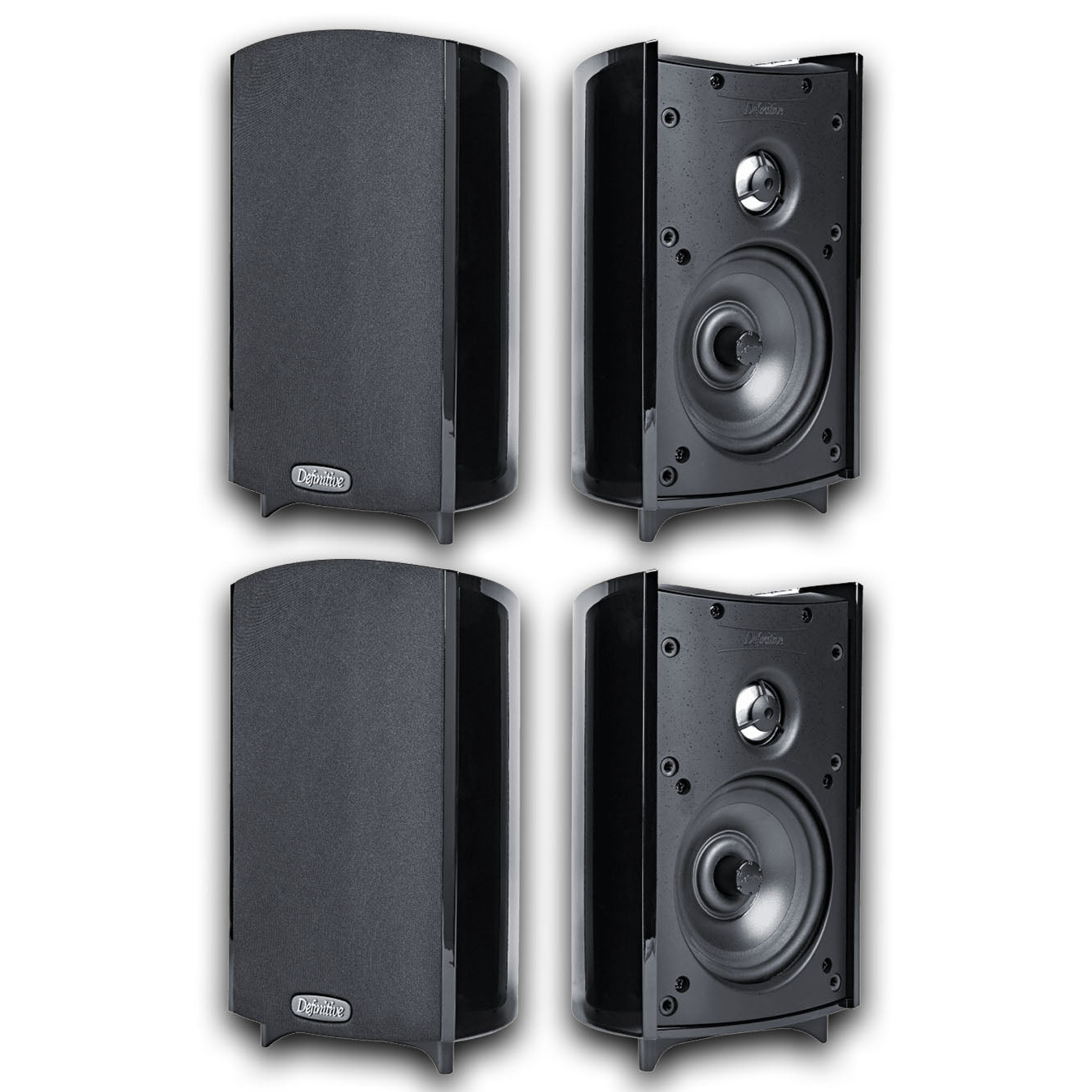 Definitive Technology ProMonitor 800 Bookshelf Speakers (4 Speaker Bundle) - electronicsexpo.com - Subwoofers