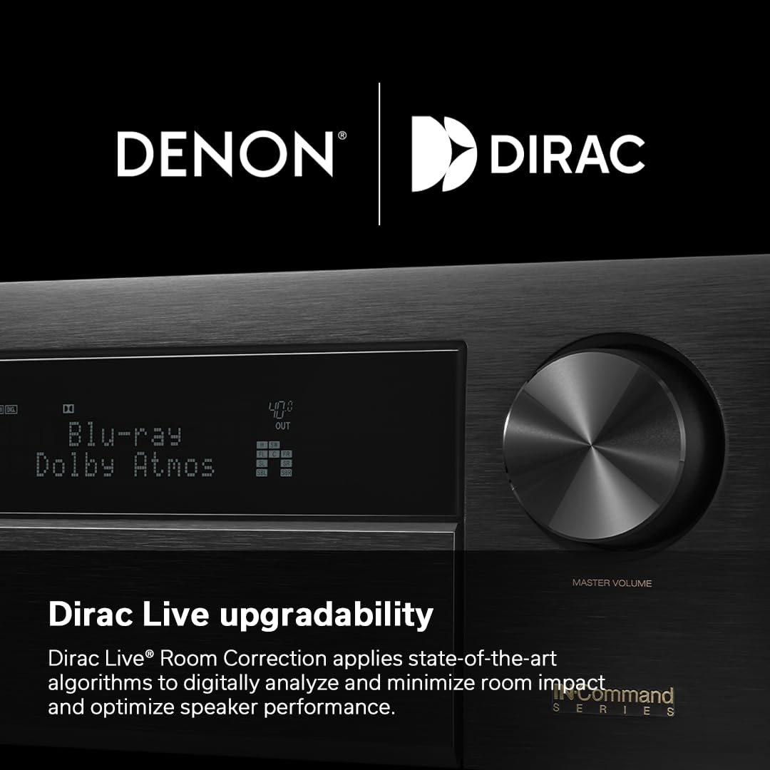 Denon AVR - A10H 13.4 - Channel Home Theater Receiver with Dolby Atmos, Bluetooth, and Apple AirPlay 2 - electronicsexpo.com - Home Theater Receivers
