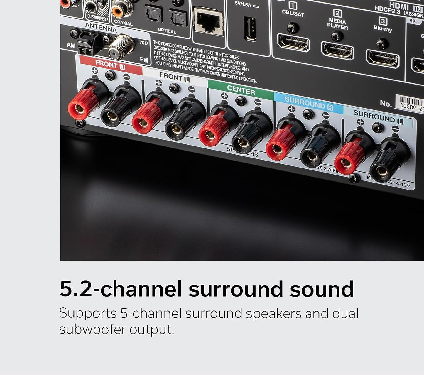 Denon AVR - S670H 5.2 Ch 8k Home Theater Receiver - electronicsexpo.com - Home Theater Receivers