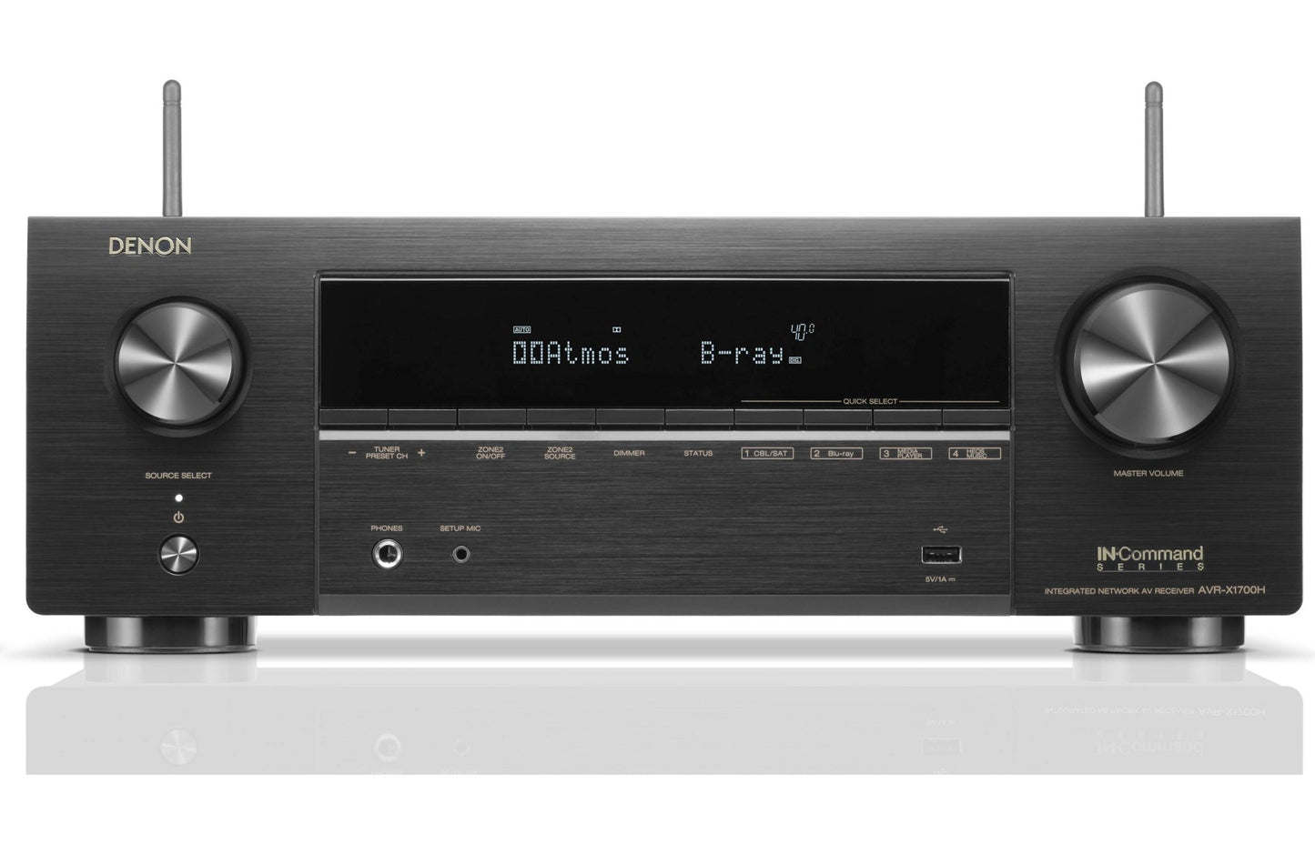 Denon AVR - X1700H 7.2 - Channel Home Theater Receiver (Open Box) - electronicsexpo.com - Home Theater Receivers
