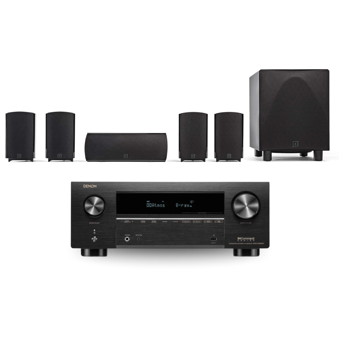 Denon AVR - X3800H 9.4 - Ch Receiver & Definitive Technology ProCinema 6D Home Theater Bundle - electronicsexpo.com - Home Theater Systems & Packages