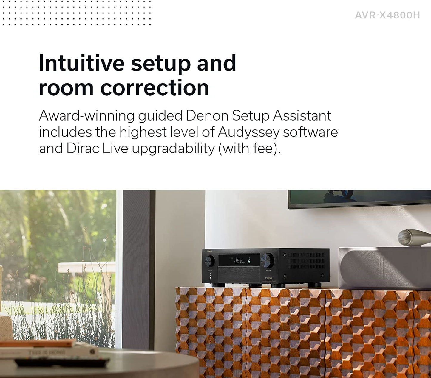 Denon AVR - X4800H 9.4 - Channel Home Theater Receiver (Certified Refurbished) - electronicsexpo.com - Home Theater Receivers