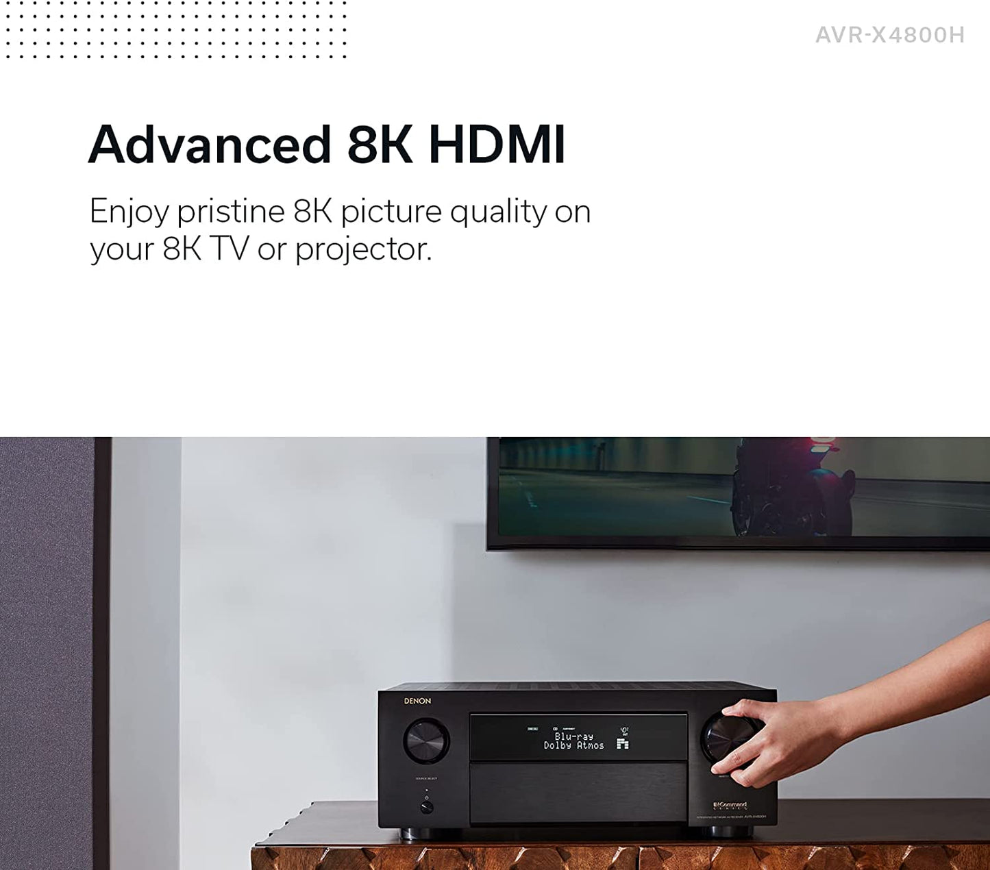 Denon AVR - X4800H 9.4 - Channel Home Theater Receiver (Certified Refurbished) - electronicsexpo.com - Home Theater Receivers