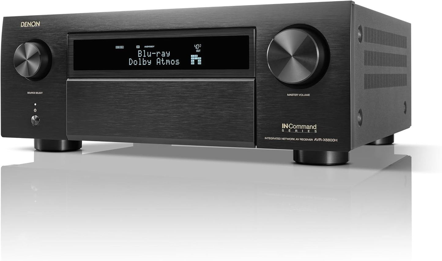 Denon AVR - X6800H 11.4 Channel 8K Home Theater Receiver (Certified Refurbished) - electronicsexpo.com - Home Theater Receivers