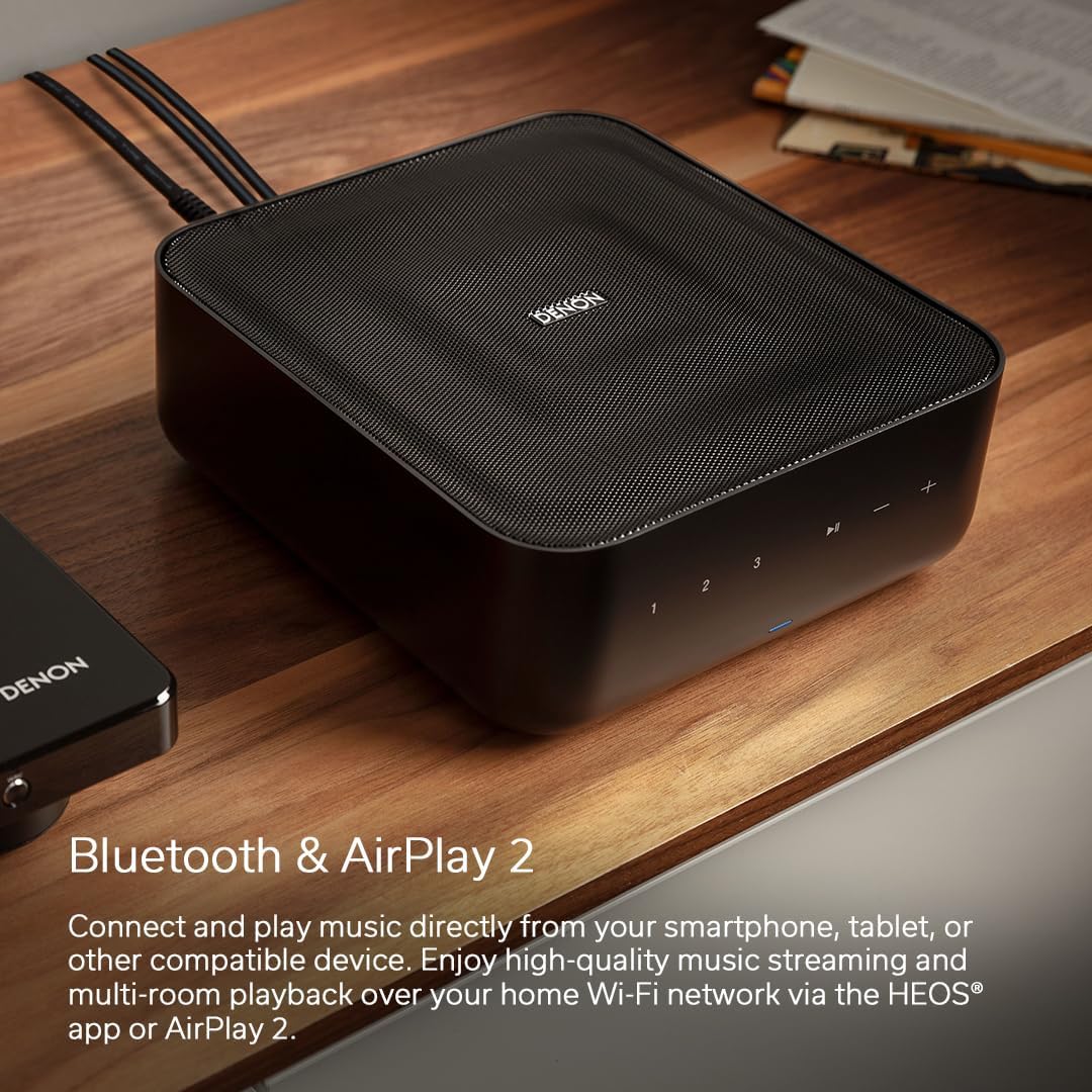 Denon Home Amp Stereo Integrated Amplifier with HEOS Built - in, Bluetooth, and Apple AirPlay 2 - electronicsexpo.com - Integrated Amplifiers