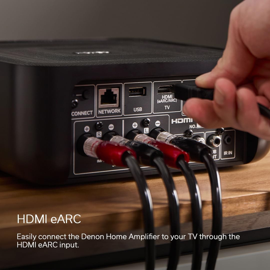 Denon Home Amp Stereo Integrated Amplifier with HEOS Built - in, Bluetooth, and Apple AirPlay 2 - electronicsexpo.com - Integrated Amplifiers