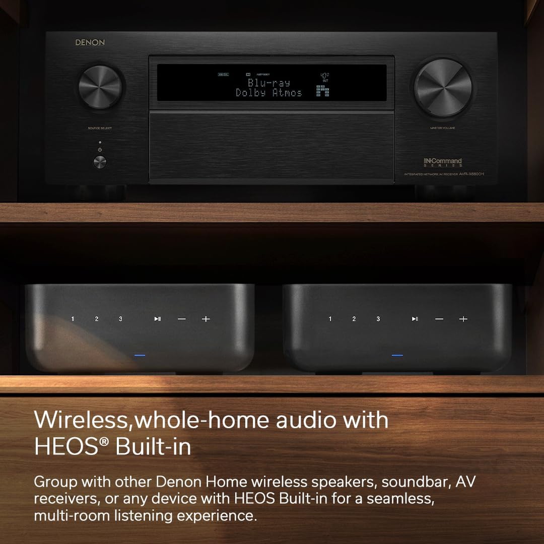 Denon Home Amp Stereo Integrated Amplifier with HEOS Built - in, Bluetooth, and Apple AirPlay 2 - electronicsexpo.com - Integrated Amplifiers