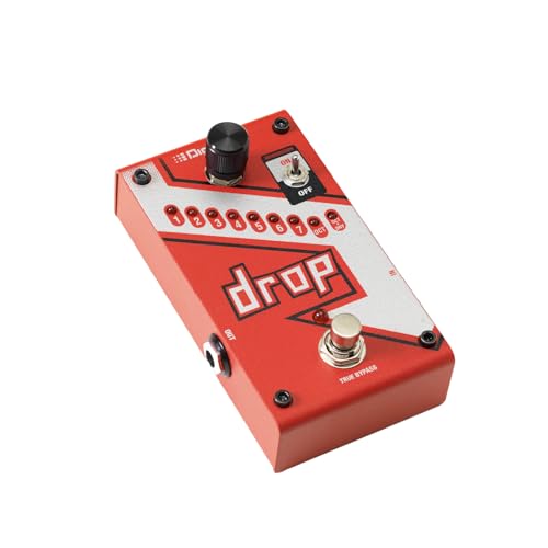 DigiTech Drop Polyphonic Drop - Tune Pitch - Shift Pedal (Red) - electronicsexpo.com - Guitar Pedals & Effects