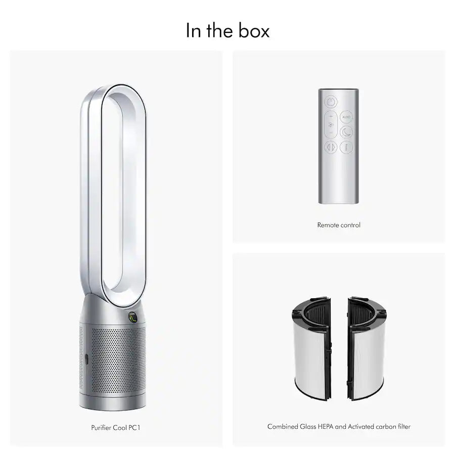 Dyson Purifier Cool PC1 Exclusive White/Silver (Open Box) - electronicsexpo.com-Fans