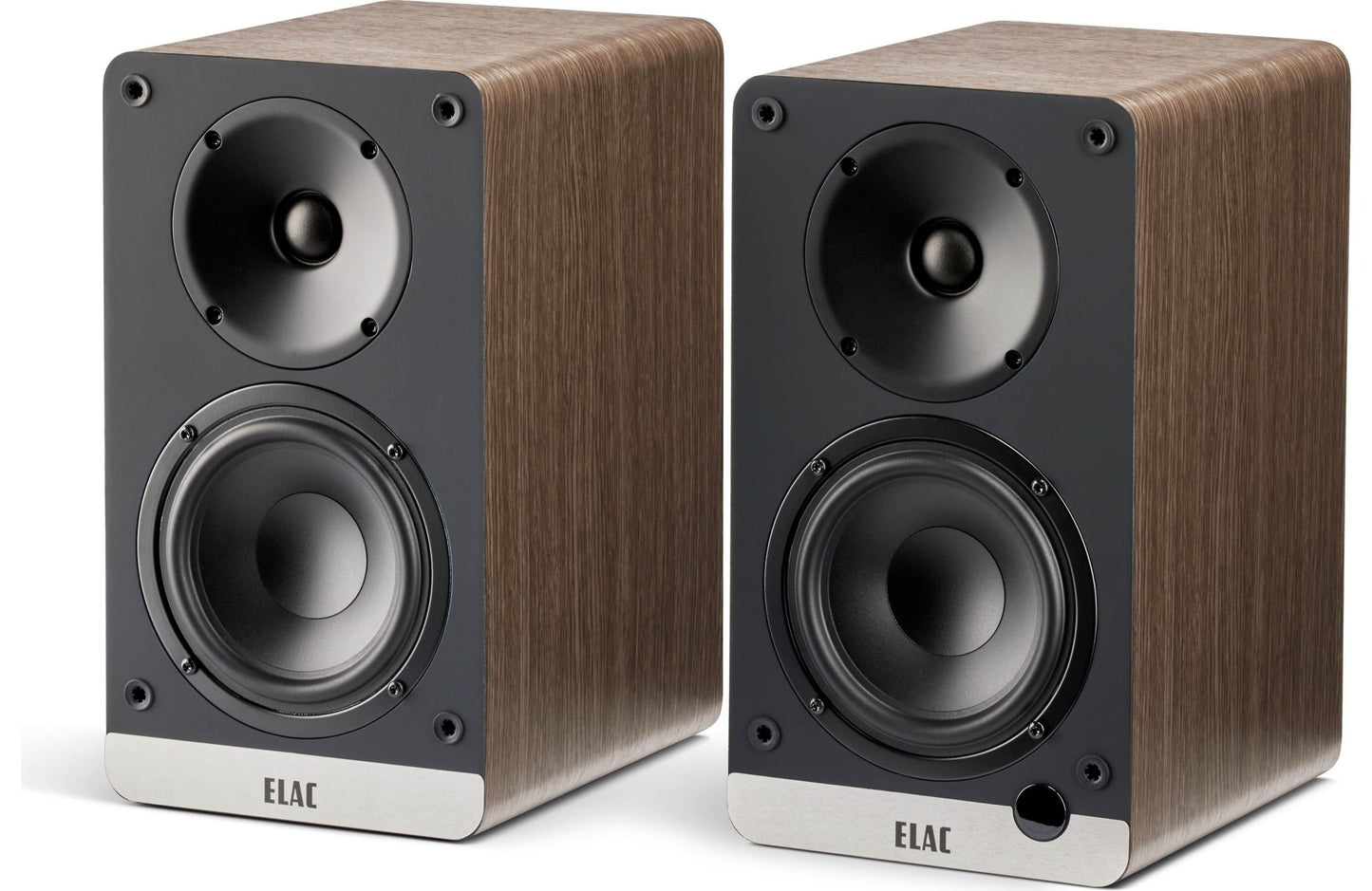 Elac Debut ConneX DCB41 Powered Bookshelf Speakers with Bluetooth, HDMI, and Built - in Phono Preamp (Pair) - electronicsexpo.com - Powered Speakers