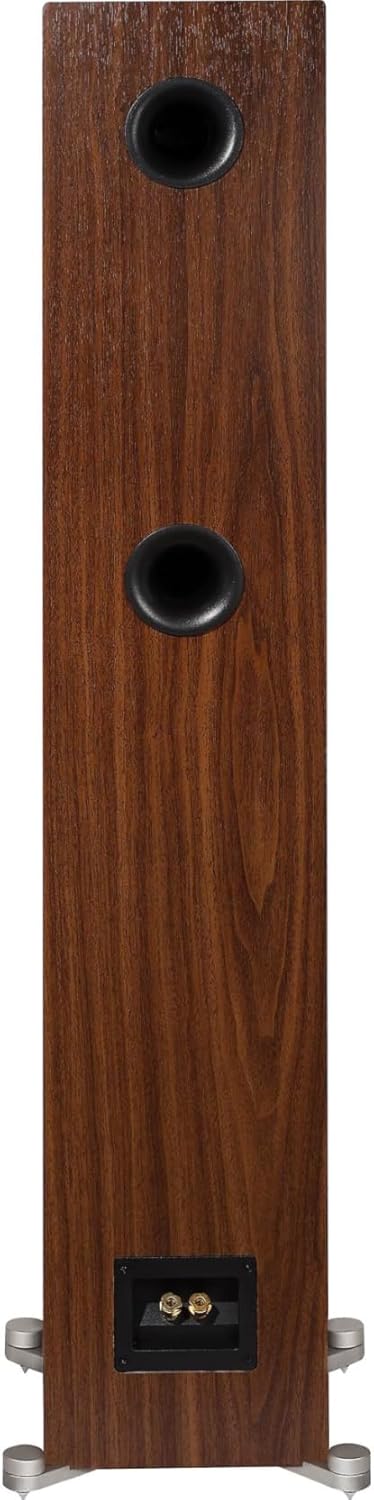 ELAC DFR52 Debut Reference Floorstanding Speaker Each (Black/Walnut) - electronicsexpo.com - Floor Standing Speakers