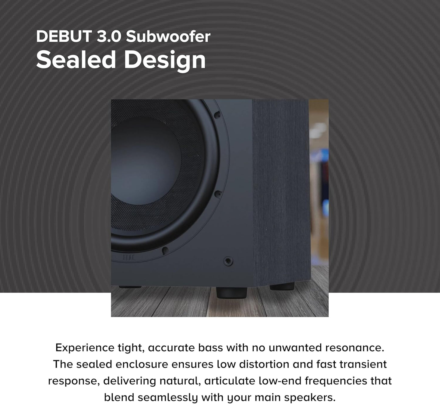Elac DS103 10" Powered Subwoofer - electronicsexpo.com - Subwoofers