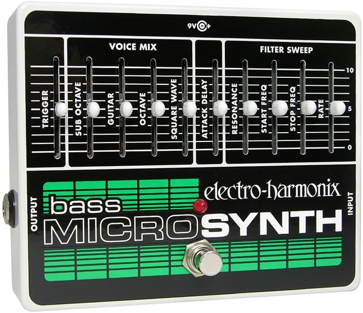 Electro - Harmonix Bass Micro Synthesizer Analog Microsynth Pedal - electronicsexpo.com - Guitar Pedals & Effects