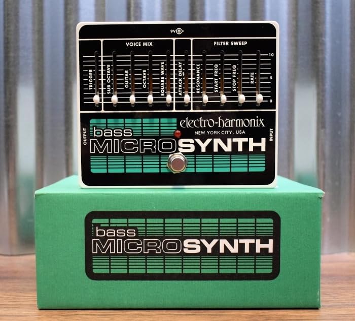 Electro - Harmonix Bass Micro Synthesizer Analog Microsynth Pedal - electronicsexpo.com - Guitar Pedals & Effects