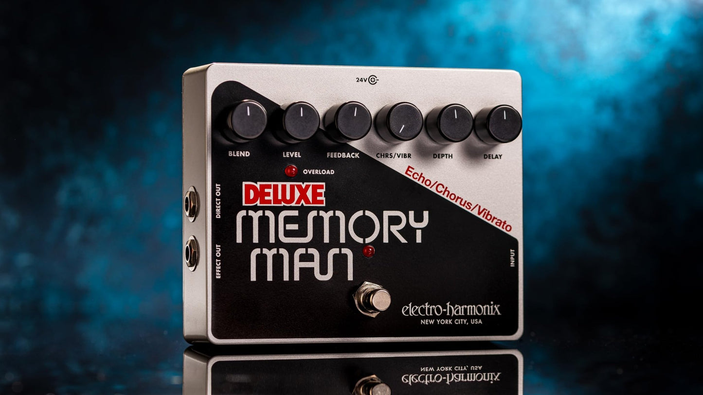 Electro - Harmonix Deluxe Memory Man Analog Delay/Chorus/Vibrato Pedal - electronicsexpo.com - Guitar Pedals & Effects
