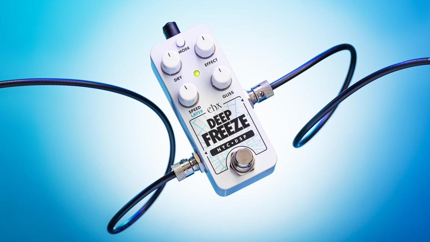 Electro - Harmonix Pico Deep Freeze Sound Retainer/Sustainer Pedal - electronicsexpo.com - Guitar Pedals & Effects