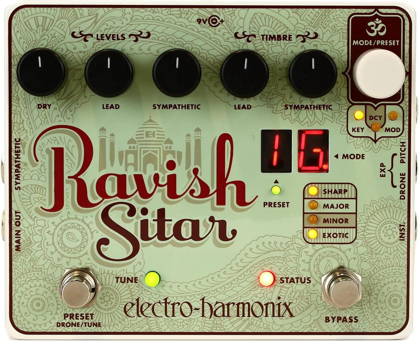 Electro - Harmonix Ravish Sitar Emulator Pedal - electronicsexpo.com - Guitar Pedals & Effects