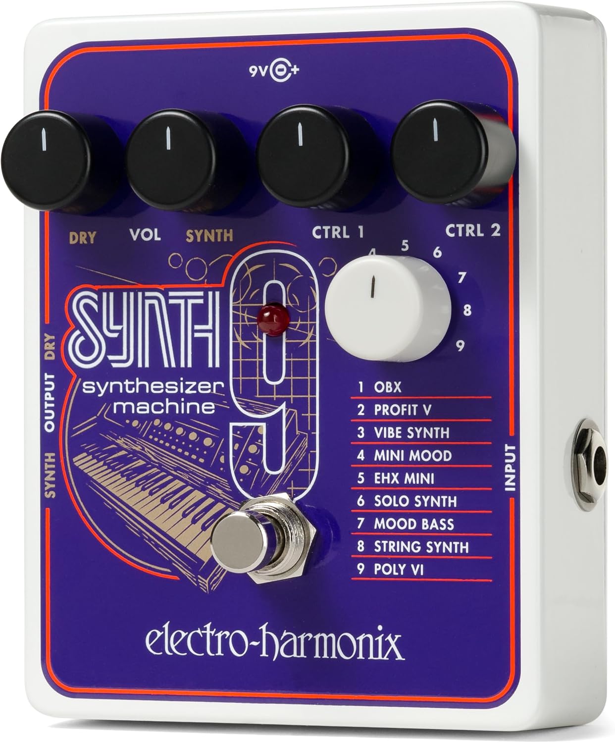 Electro - Harmonix SYNTH9 Synthesizer Machine Pedal - electronicsexpo.com - Guitar Pedals & Effects