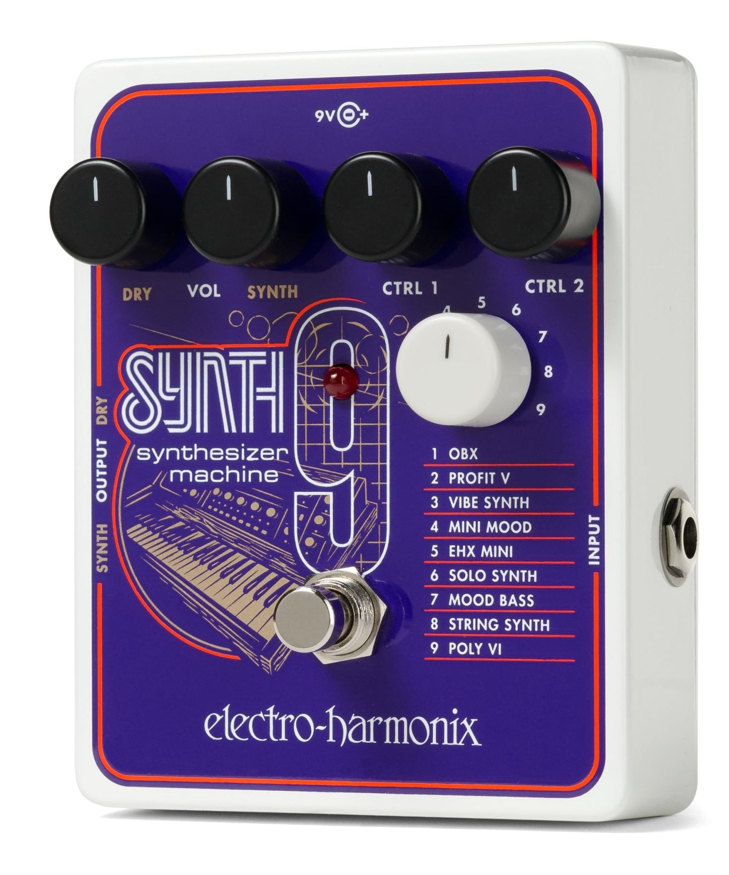 Electro - Harmonix SYNTH9 Synthesizer Machine Pedal - electronicsexpo.com - Guitar Pedals & Effects
