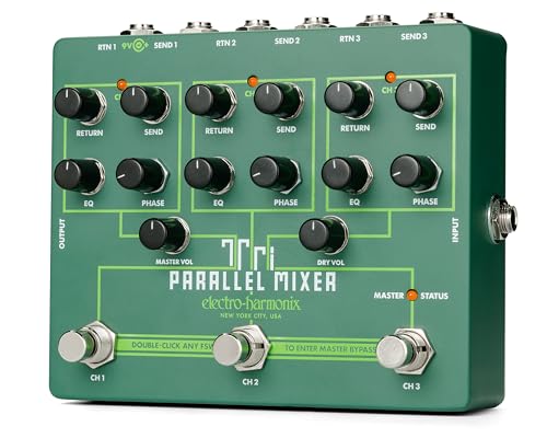 Electro - Harmonix Tri Parallel Mixer Effects Loop Mixer/Switcher Pedal - electronicsexpo.com - Guitar Pedals & Effects