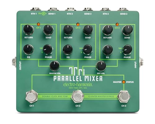 Electro - Harmonix Tri Parallel Mixer Effects Loop Mixer/Switcher Pedal - electronicsexpo.com - Guitar Pedals & Effects