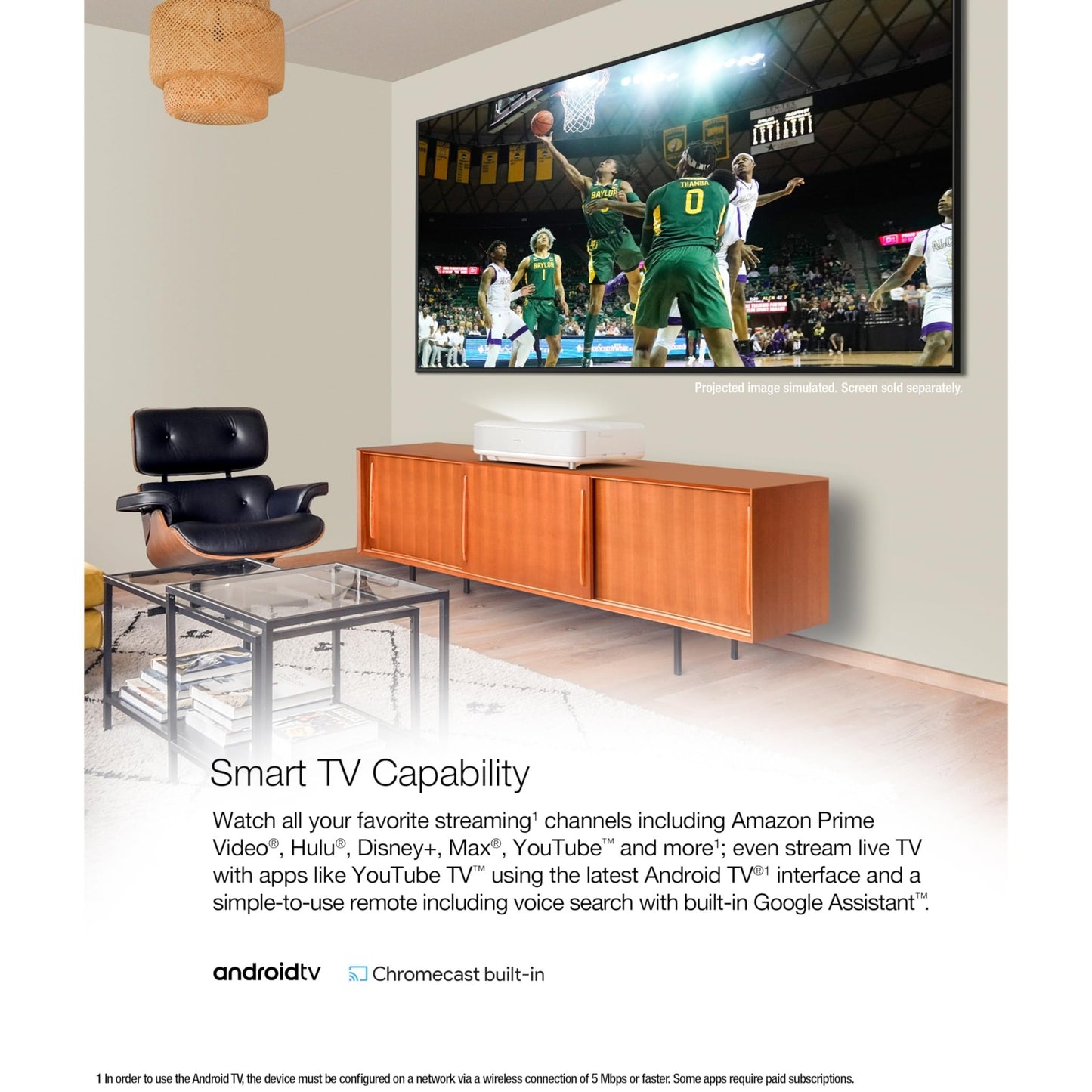 Epson EpiqVision Ultra LS650 Smart Streaming Laser Projector - electronicsexpo.com - Projectors