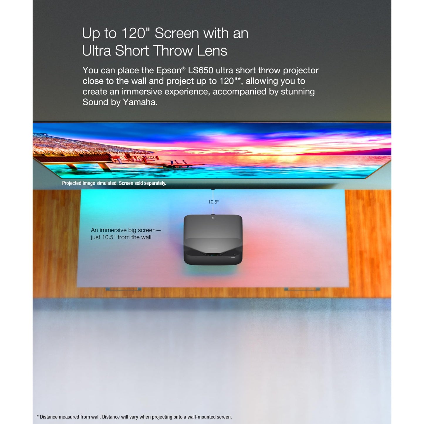 Epson EpiqVision Ultra LS650 Smart Streaming Laser Projector - electronicsexpo.com - Projectors