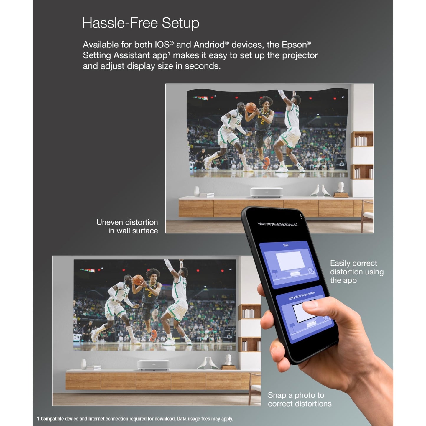 Epson EpiqVision Ultra LS650 Smart Streaming Laser Projector - electronicsexpo.com - Projectors