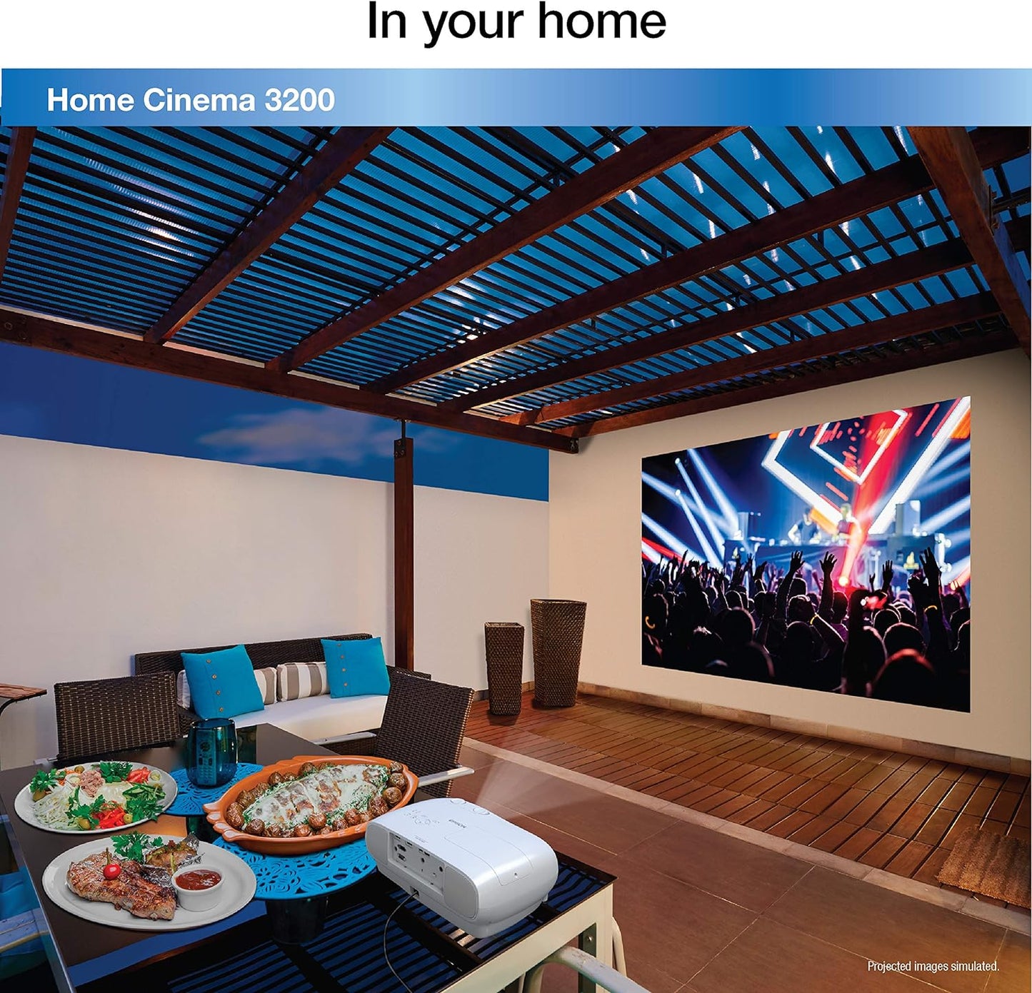 Epson Home Cinema 3200 4K PRO - UHD 3 - Chip Projector with HDR - electronicsexpo.com - Projectors