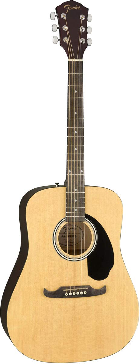 Fender Acoustic Guitar with Guitar Bag (Glossed Natural Finish, Basswood Construction) - electronicsexpo.com - Acoustic Guitars