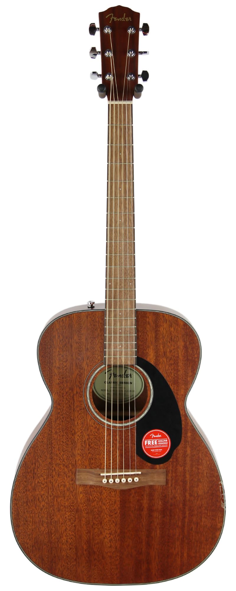 Fender CC - 60S All - Mahogany Concert V2 Pack Acoustic Guitar with Gig Bag and Accessories (Natural) - electronicsexpo.com - Acoustic Guitars