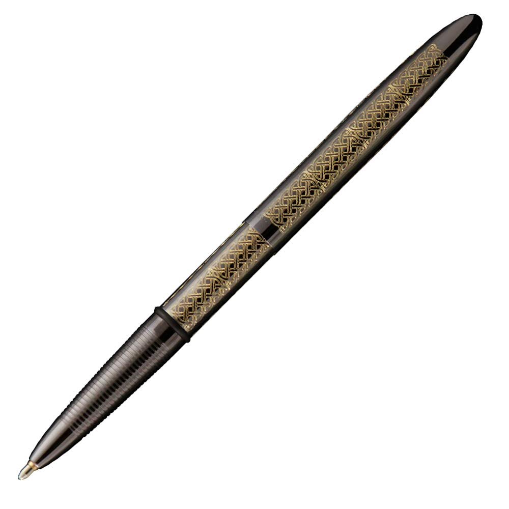 Fisher Space Pen Bullet Pen 400 Series Titanium - Nitride Black Engraved Celtic - electronicsexpo.com - Pens