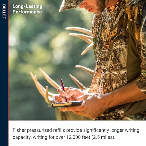 FISHER Space Pen Bullet Pen, Ballpoint, Black Cherry, Cerakote Finish, Black Ink - electronicsexpo.com - Pens