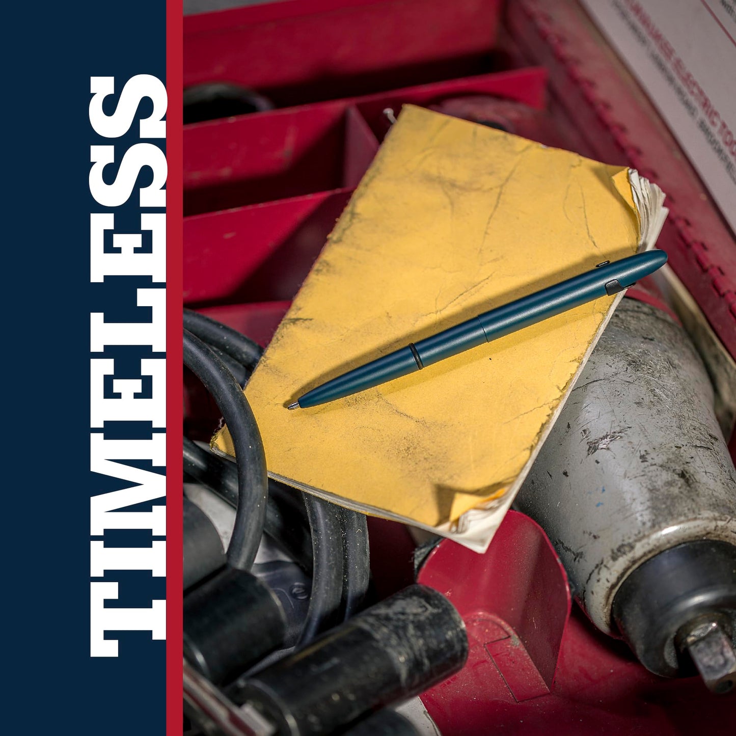 Fisher Space Pen Cerakote 400 Series Bullet Pen Elite Navy Blue Finished w/Matte Black Pocket Clip - electronicsexpo.com - Pens