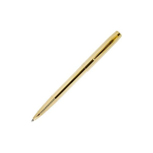 Fisher Space Pen Lacquered Brass M4G Cap - O - Matic Brass Clip - electronicsexpo.com - Pens