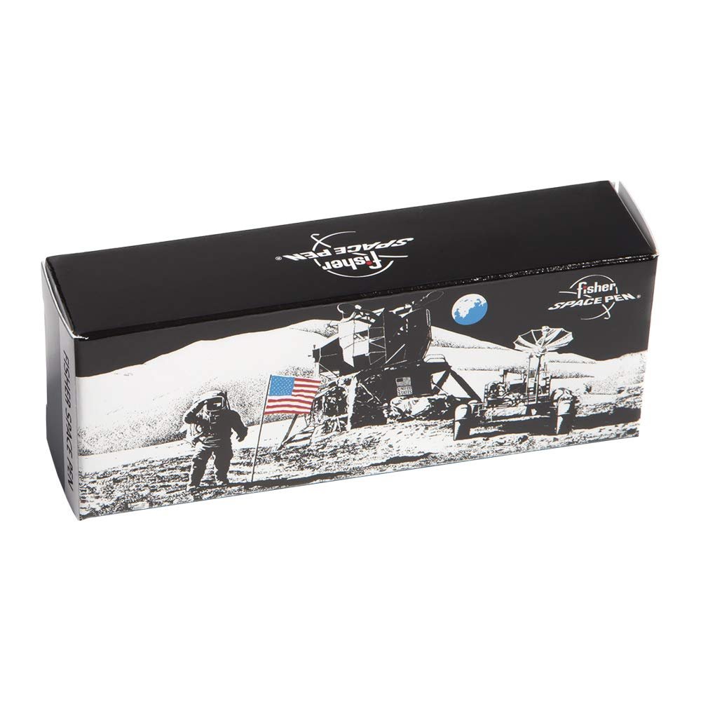 Fisher Space Pen Removable Clip Ballpoint Pen, Black Matte with Chrome Barrel - electronicsexpo.com - Pens