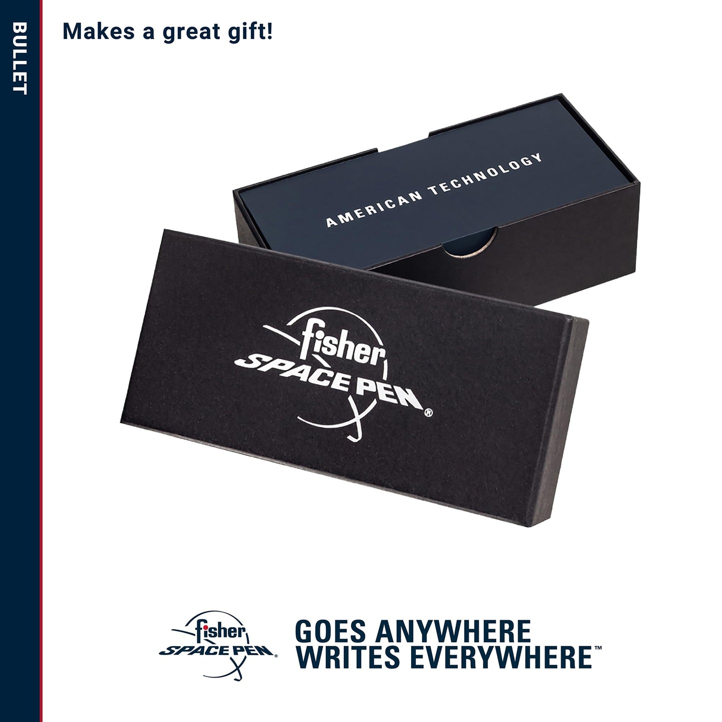 Fisher Spacepen 400RB - Rainbow Titanium Nitride Bullet Space Pen - electronicsexpo.com - Pens