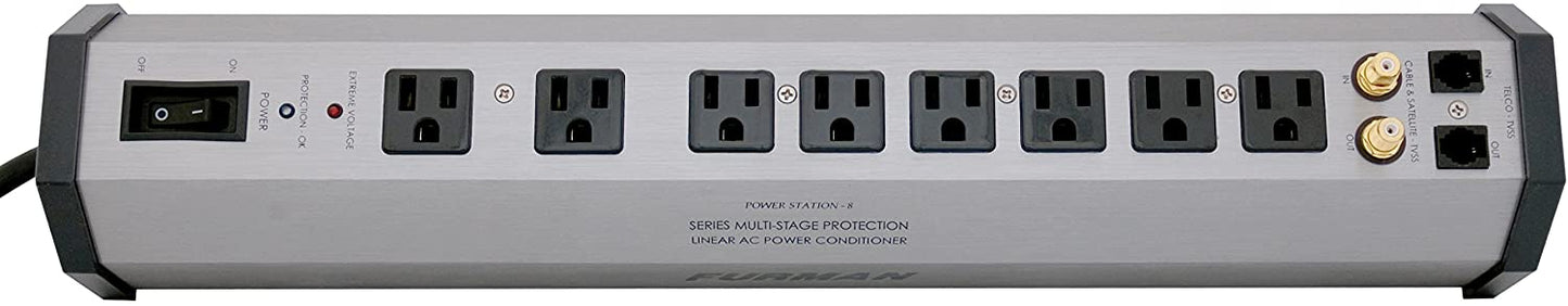 Furman PST8 SMP EVS LiFT 15 - Amp Aluminum Chassis 8 - Outlet Cable - electronicsexpo.com - Power Protection