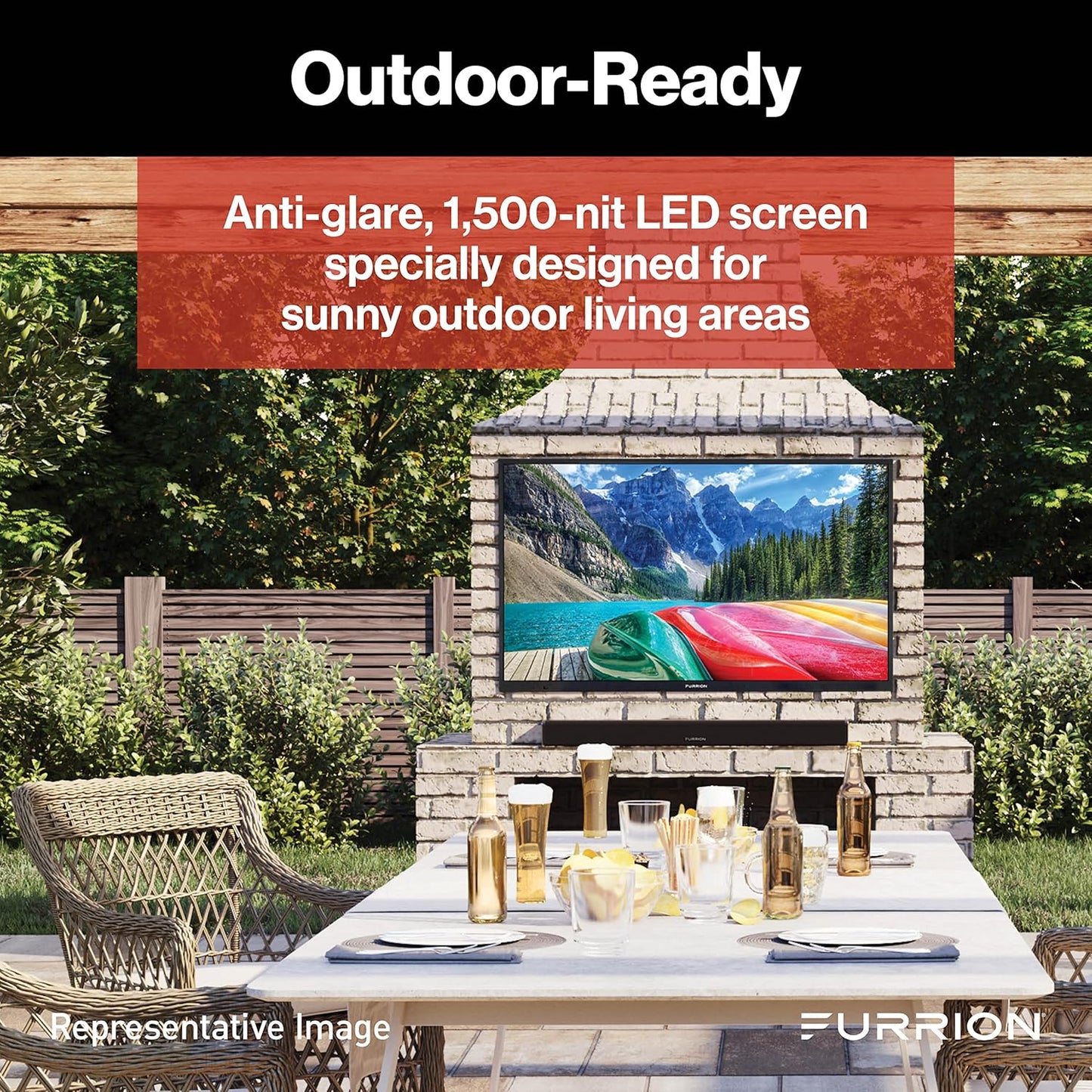 Furrion Aurora 55" Sun 4K UHD LED Smart Outdoor TV - electronicsexpo.com - Outdoor Televisions