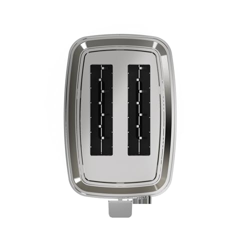 GE 2 Slice Stainless Steel Toaster, Extra Wide Slots for Toasting Bagels, Breads, Waffles & More, 7 Adjustable Shade Settings, Removable Crumb Tray, Countertop Kitchen Essentials, 850 Watts - electronicsexpo.com - Toasters & Toaster Ovens