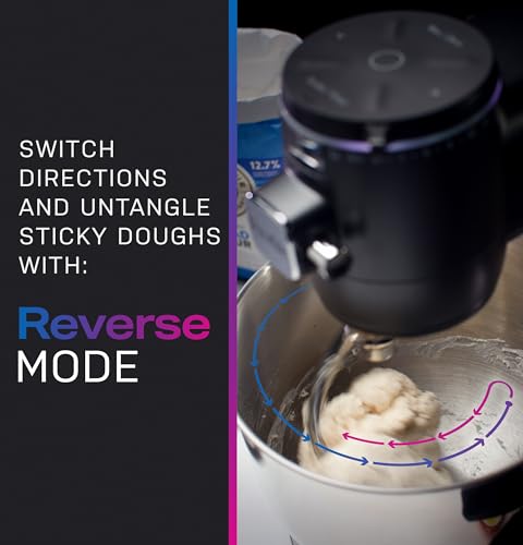 GE Profile Smart Stand Mixer w/Built - In Smart Scale & Auto Sense Technology, 7qt Stainless Steel Bowl, 11 Speed l Dough Hook, Beater, 11 - wire whip l works w/Amazon Alexa & Google Home l Mineral Silver - electronicsexpo.com - Cookware