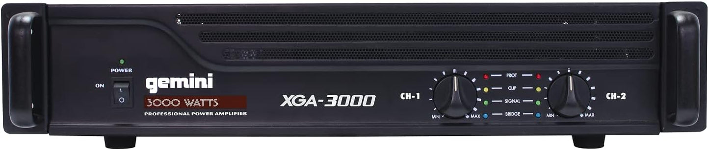Gemini Sound XGA - 3000 Class AB 2X 200W Professional - Grade DJ Amplifier - electronicsexpo.com - Power Amplifiers
