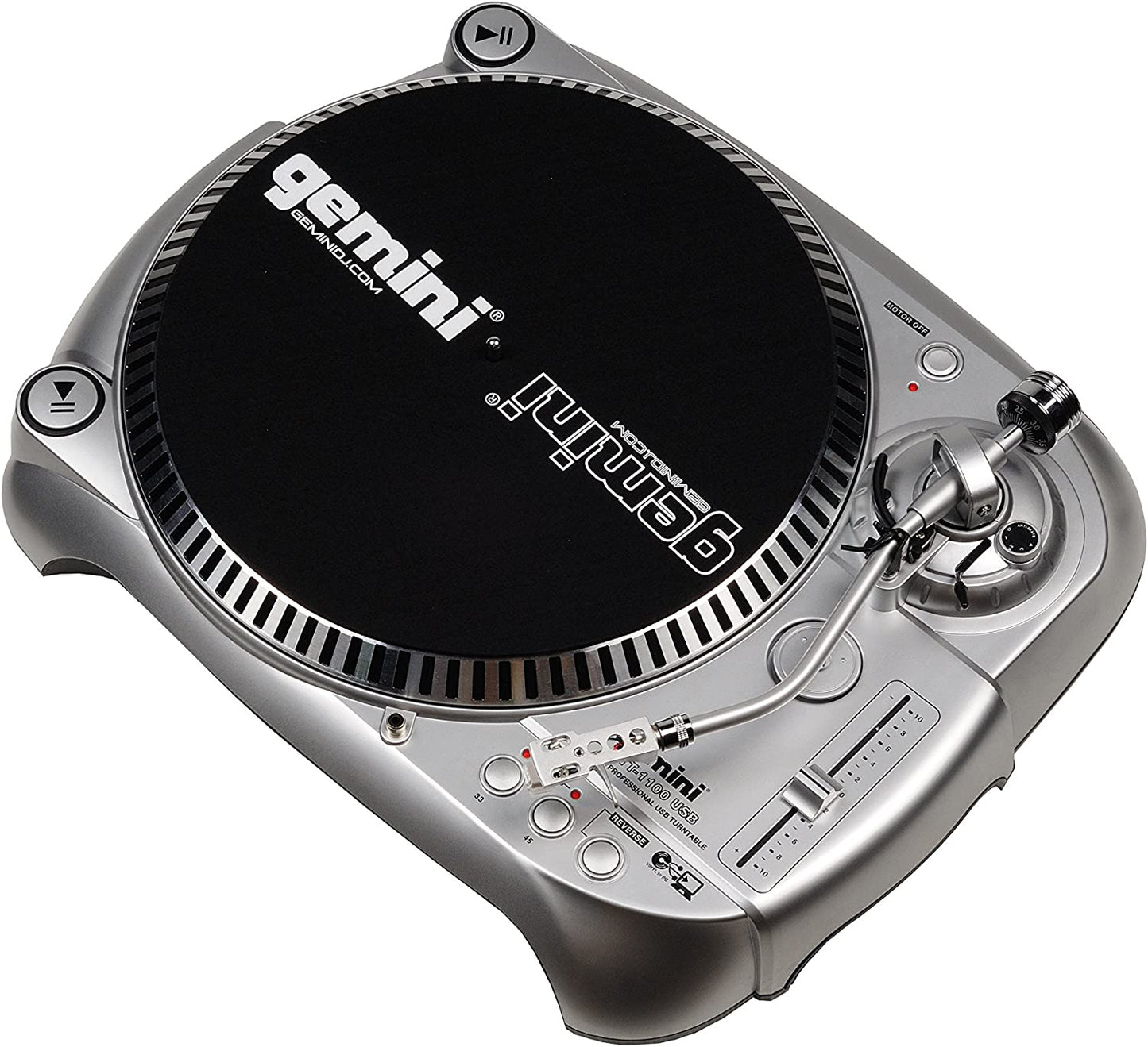 Gemini TT - 1100USB Professional Audio Manual Belt - Drive Classic USB Connectivity DJ Turntable - electronicsexpo.com - Pro Turntables